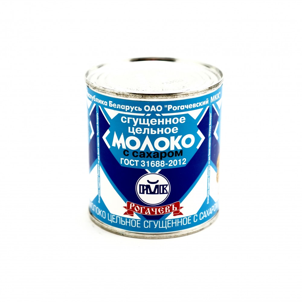 Молоко сгущённое Рогачев ГОСТ ж/б 380 гр Россия