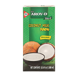 Кокосовое молоко 70% Tetra-Pak Aroy-D 1л Индонезия
