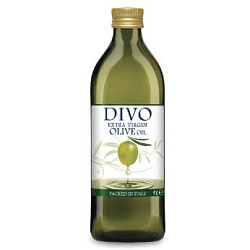 Масло оливковое Extra Virgin стеклянная бутылка Divo Basso Италия 1л