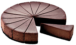 Торт Пражечь  шоколадный 12 кусков Frozen Cake Россия 1.44кг
