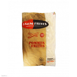 Картофель фри Farm Frites Pommes 10/10 пакет категория А  2.5кг Нидерланды
