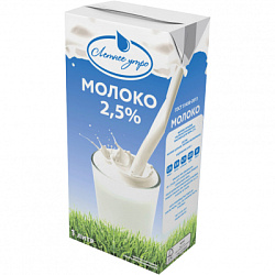 Молоко 2.5% Летнее утро Россия 1л