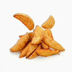 Картофельные дольки без специй в кожуре пакет Bato Иран 2.5кг