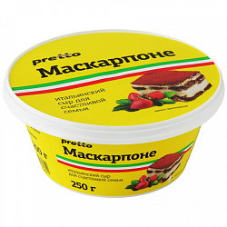 ЧЗ Сыр мягкий Маскарпоне Pretto, 80 %, 500 гр
