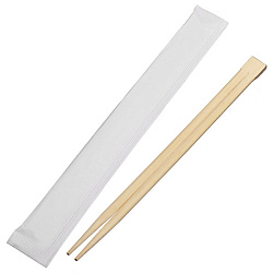 Палочки бамбуковые острые соединённые бумажная упаковка 100 пар Китай